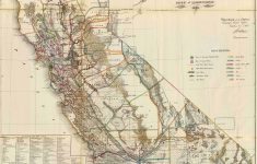 Old Historical City, County And State Maps Of California - California Map Old