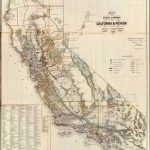 Old Historical City, County And State Maps Of California   Historical Map Of California