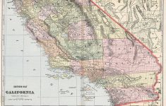 Old Historical City, County And State Maps Of California - Old Maps Of Southern California
