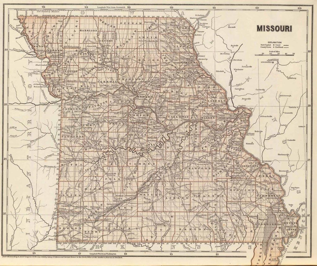 Texas County Missouri Plat Map - Printable Maps