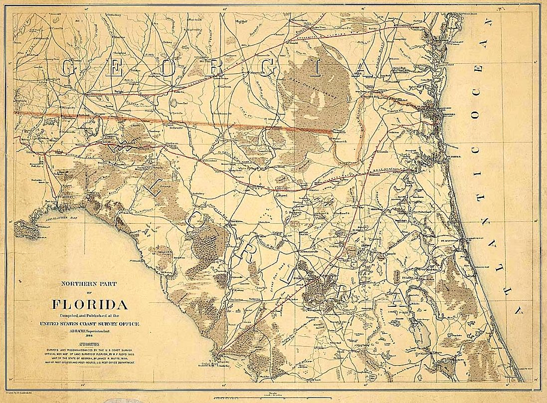 Old King&amp;#039;s Road, Florida - Old Maps Of Jacksonville Florida