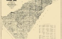 Old Map – Calaveras California Mines, Mining Claims 1845 – Gold Prospecting Maps California