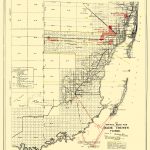 Old Map   Dade Florida Road   Miami Motor Club 1921   Old Florida Road Maps