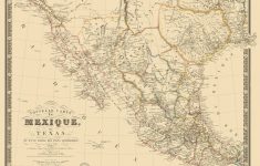 Old Map - Mexico, Southwest United States 1840 | Home - Shopping - Old Texas Maps Prints