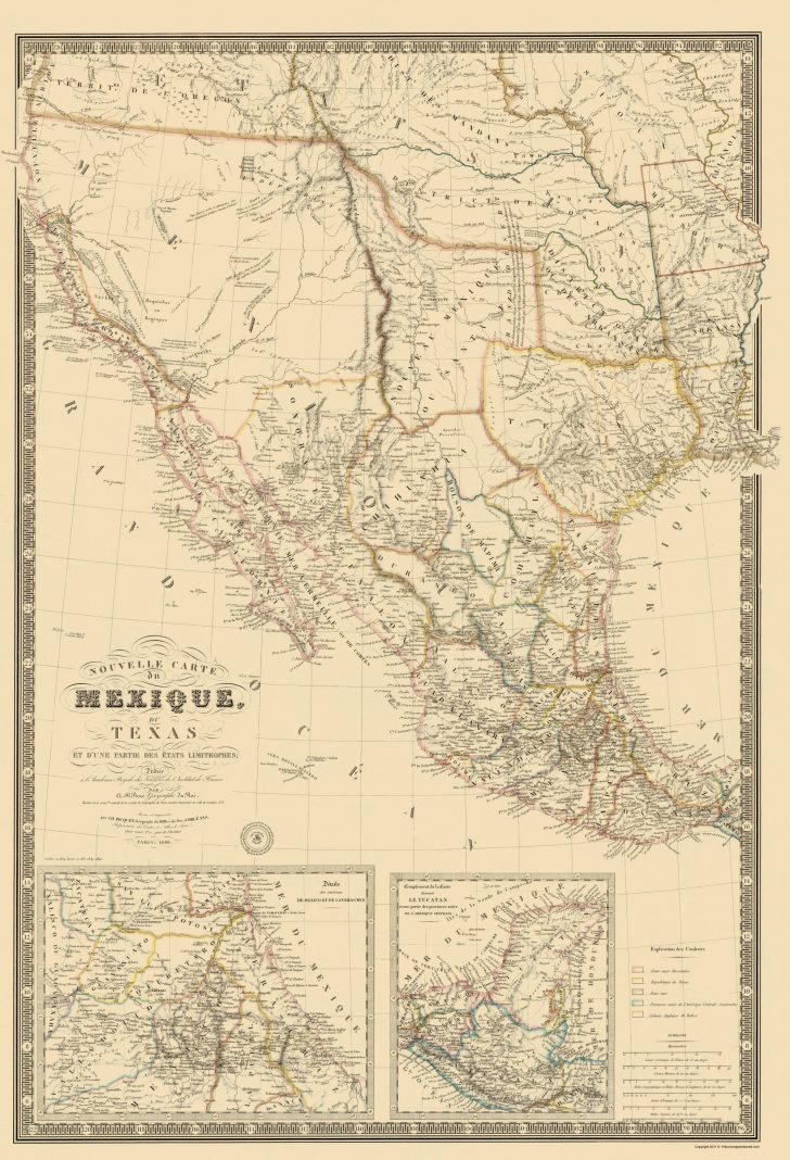 Old Texas Maps Prints