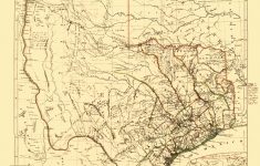 Old State Map - Republic Of Texas - Arrowsmith 1841 - Republic Of Texas Map