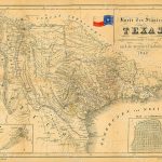 Old Texas Map, Texas, Map Of Texas, Vintage Map, 1849 Map Of Texas   Texas Map Wall Decor