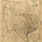Old Texas Wall Map 1841 Historical Texas Map Antique Decorator Style   Megan&#039;s Law Texas Map
