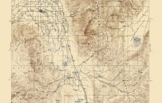 Old Topographical Map - Bishop California 1913 - Bishop California Map