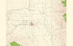 Old Topographical Map - Bishop California 1963 - Bishop California Map