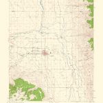 Old Topographical Map   Bishop California 1963   Map Of Bishop California Area