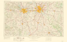 Old Topographical Map - Dallas Texas 1963 - Dallas Map Of Texas