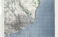 Old Topographical Map - Pensacola Florida 1944 - Printable Map Of Pensacola Florida