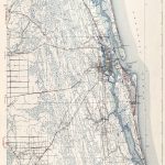 Old Topographical Map   St Augustine Florida 1943   Map Of St Johns County Florida
