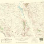 Old Topographical Map   Van Horn Texas 1954   Van Horn Texas Map