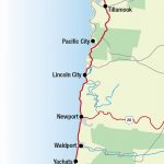 Oregon California Coast Map   Klipy   Map Of Oregon And California Coastline