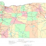 Oregon Printable Map   Oregon Road Map Printable