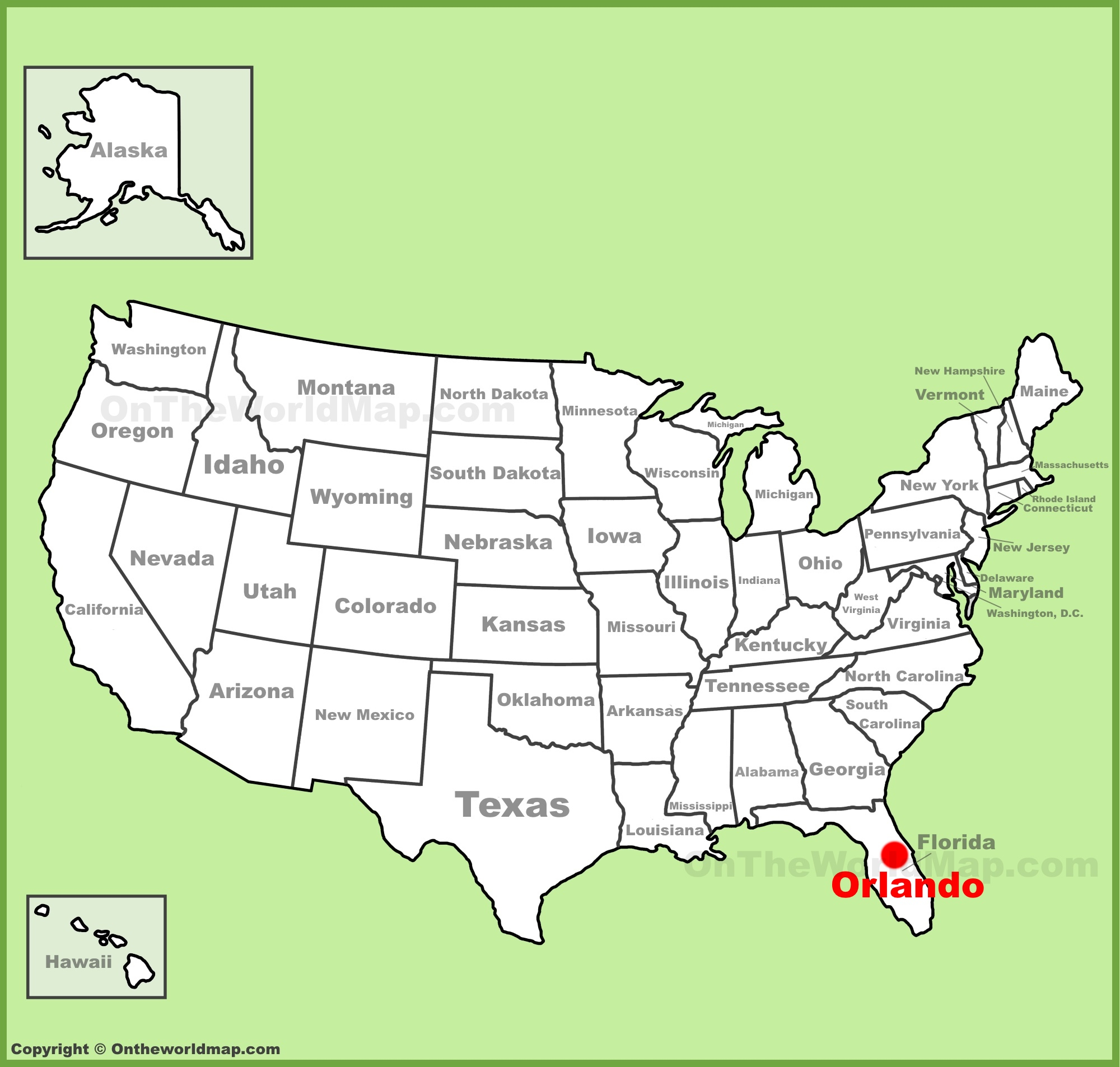 Orlando Maps | Florida, U.s. | Maps Of Orlando - Map Of Florida Near Orlando
