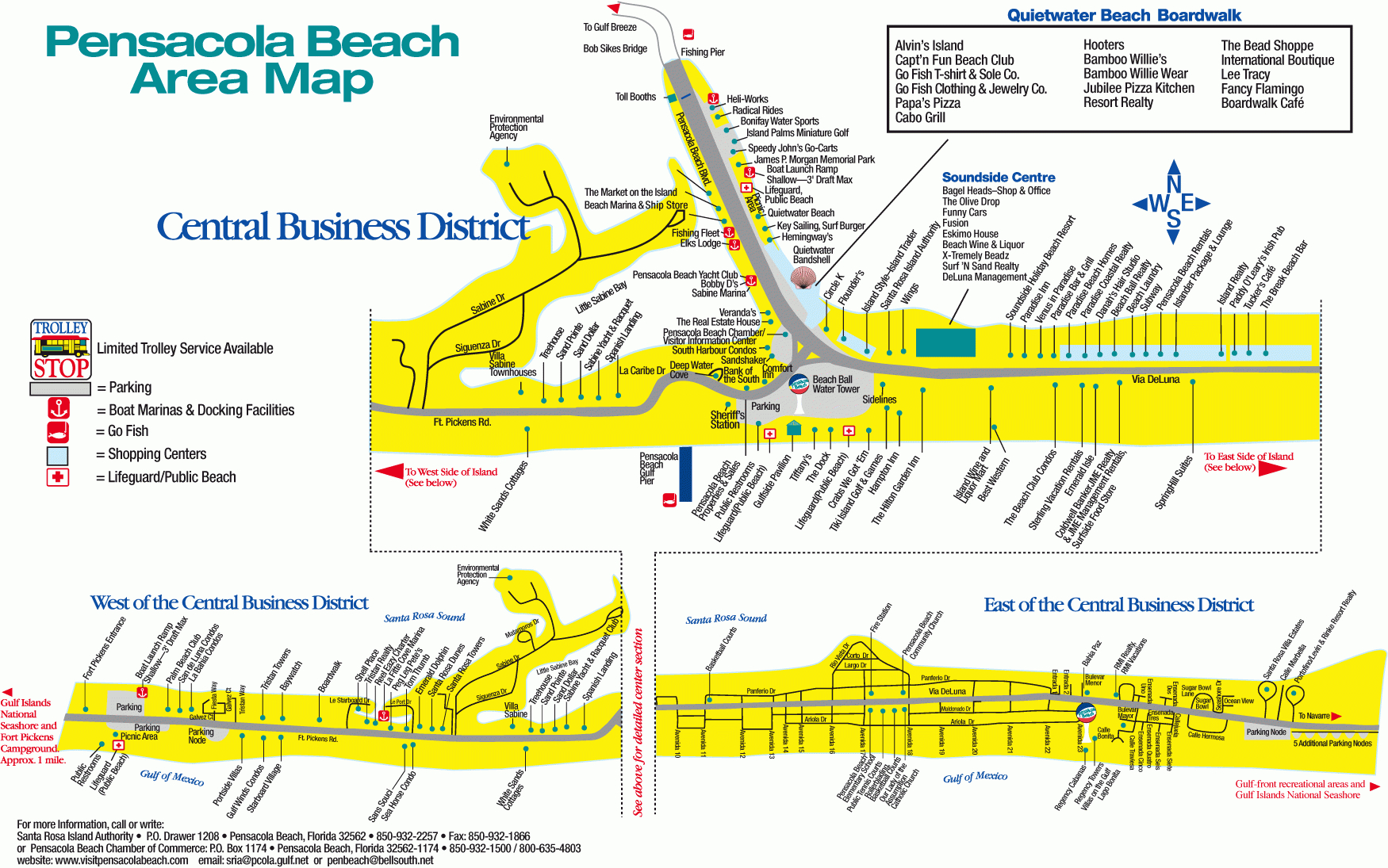 Our Gulf Coast Vacation Rentals | Map | Pensacola, Florida - Map Of Florida Gulf Coast Hotels