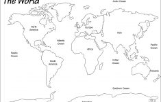 Outline World Map | Map | Blank World Map, World Map Outline, World - Small World Map Printable