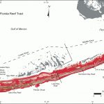 Overview Map—Reef And Sediment Thickness   Systematic Mapping Of   Florida Reef Map