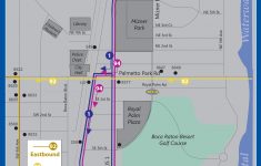 Palm Tran Bus Service - Lantana Florida Map