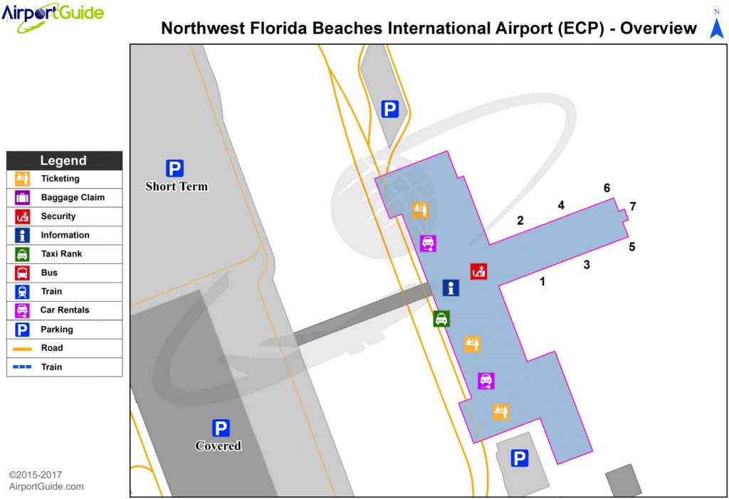 airport code for panama city florida
