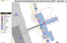 Panama City - Northwest Florida Beaches International (Ecp) Airport - Map Of Northwest Florida Beaches
