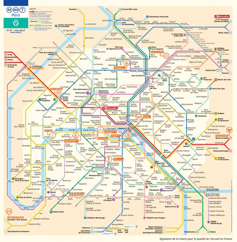 Paris Metro Map – The Paris Pass - Printable Subway Map | Printable Maps