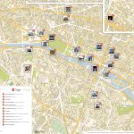 Paris Printable Tourist Map | Sygic Travel   Paris Street Map Printable