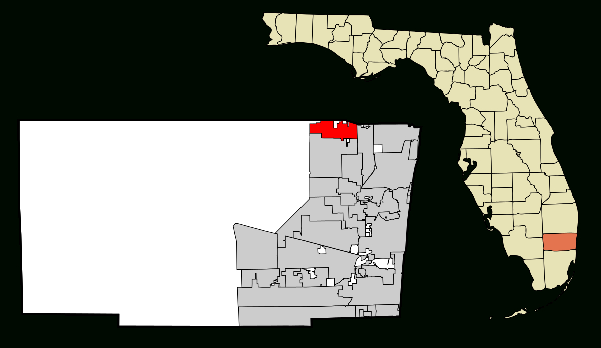 Parkland, Florida - Wikipedia - Parkland Florida Map