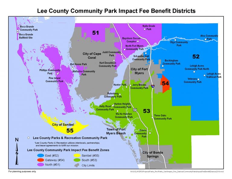 Parks & Recreation - Lee County Flood Zone Maps Florida - Printable Maps