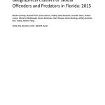 Pdf) Geographic Clusters Of Sexual Predators And Offenders In Florida   Sexual Predator Map Florida