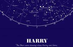 personalised map of the stars print large make it with words printable star map Personalised Map Of The Stars Print - Large - Make It With Words - Printable Star Map