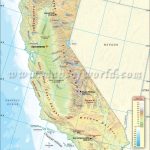 Physical Map Of California   Salton Sea California Map