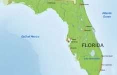 Physical Map Of Florida - Gulf Of Mexico Map Florida