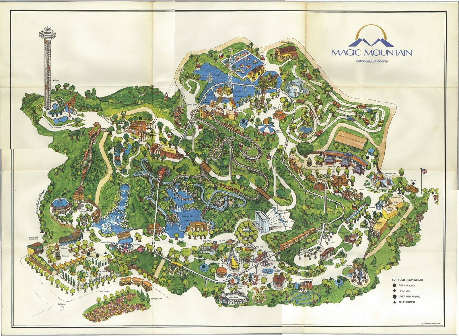 Pinmel Mcgowan On Theme Park Maps | Pinterest | Mountains, Magic - Valencia California Map