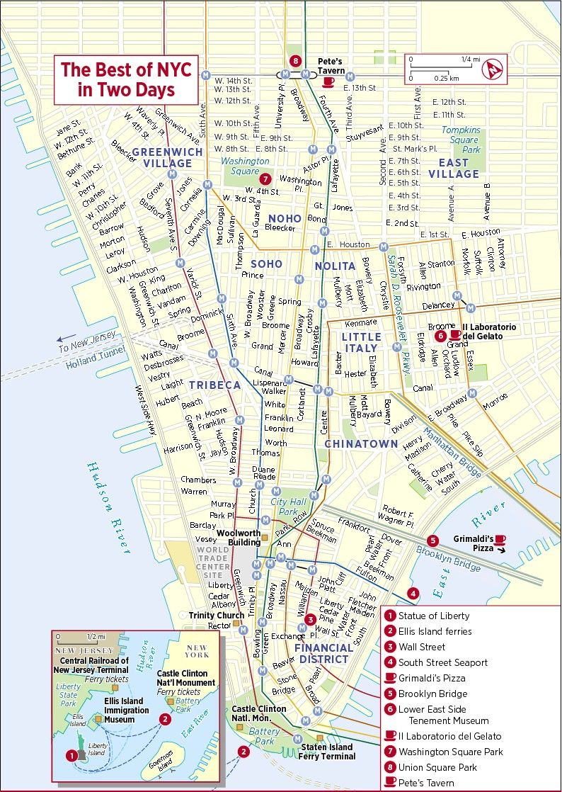 Pinsandy M On U.s. Travel | Pinterest | Map Of New York, New - Printable New York City Map With Attractions