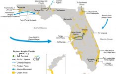 Pipelines, Tankers, And Barges Convey Transportation Fuels From Gulf - Florida Natural Gas Pipeline Map