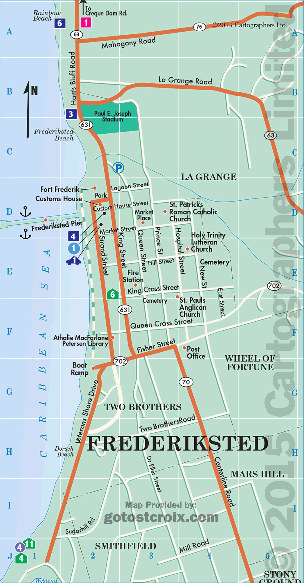 Plan Your Travel, Island Maps Of St. Croix | Gotostcroix - Printable Map Of St Croix