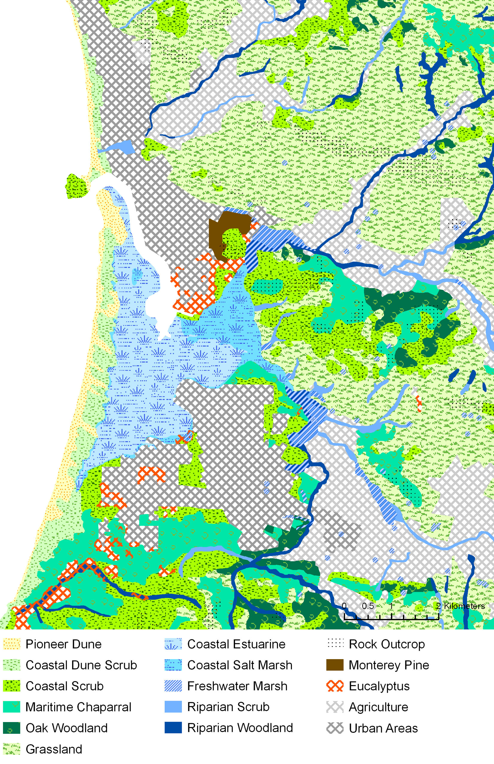 Plant Communities Map - Morro Bay National Estuary Program - Morro Bay California Map