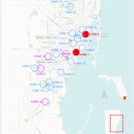 Populations (Cores) Of Giant African Snail Located In Miami Dade   Giant Florida Map