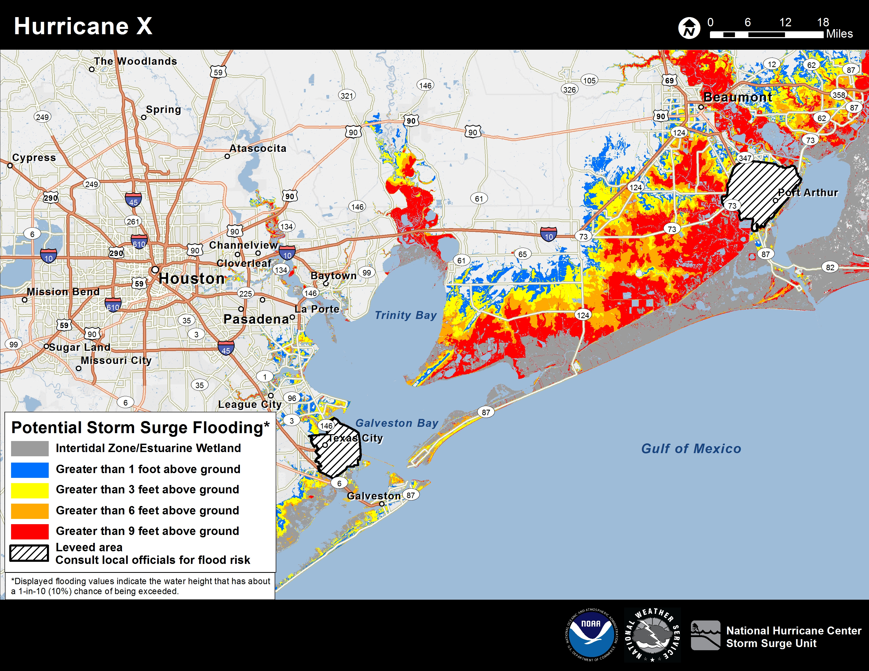 Flood Maps West Palm Beach Florida Printable Maps   Potential Storm Surge Flooding Map Flood Maps West Palm Beach Florida 