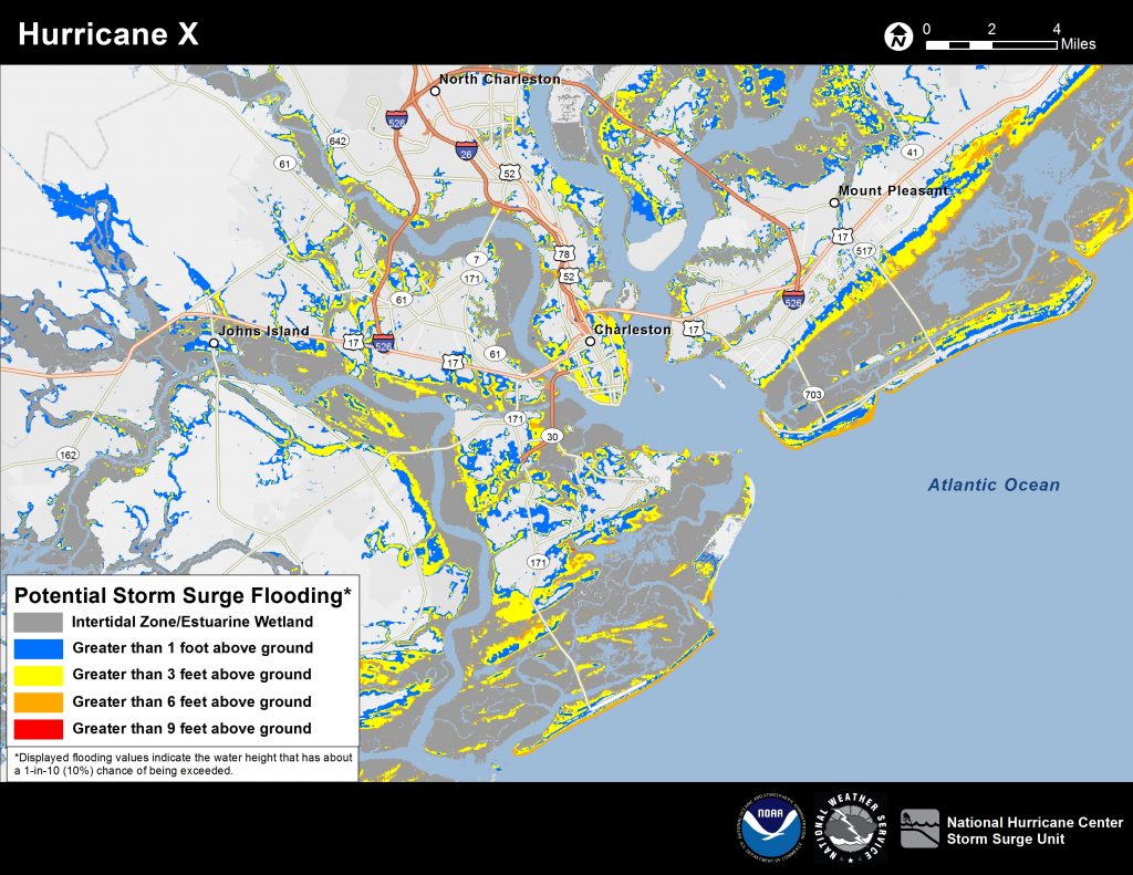 Potential Storm Surge Flooding Map Florida Keys Flood Zone Map