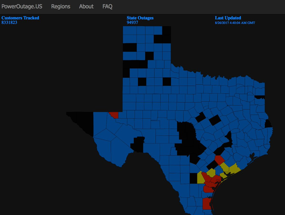 Power Outage Maps (@poweroutagemaps) | Twitter - Power Outage Map Texas