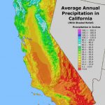 Precipitation Map California   Klipy   California Water Rights Map