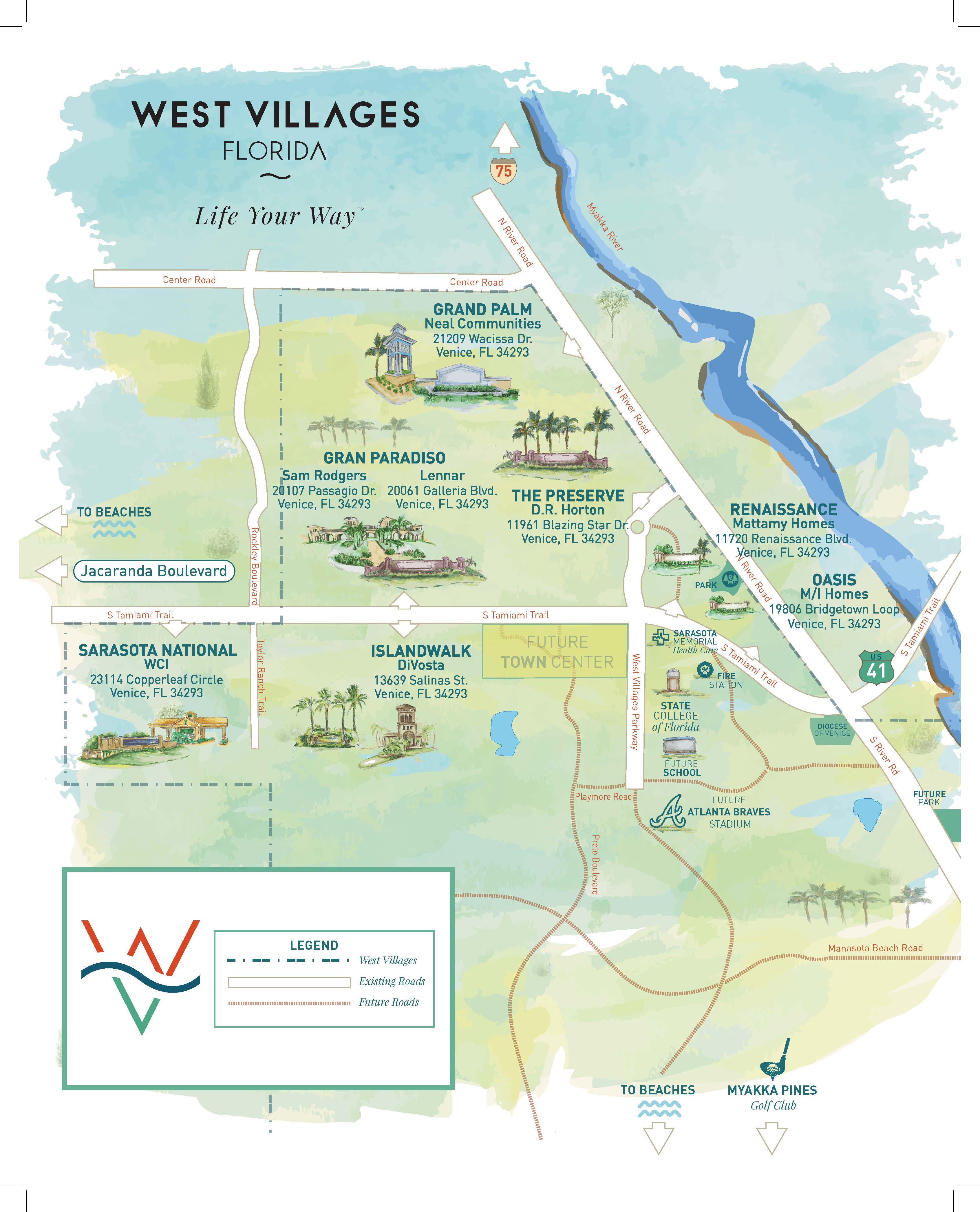 Press Releases - New Homes Sarasota, Home Builder Sarasota - Map Of South Venice Florida