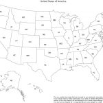Print Out A Blank Map Of The Us And Have The Kids Color In States   Printable Children&#039;s Map Of The United States