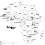 Printable Africa Map   Tuquyhai   Printable Map Of Africa