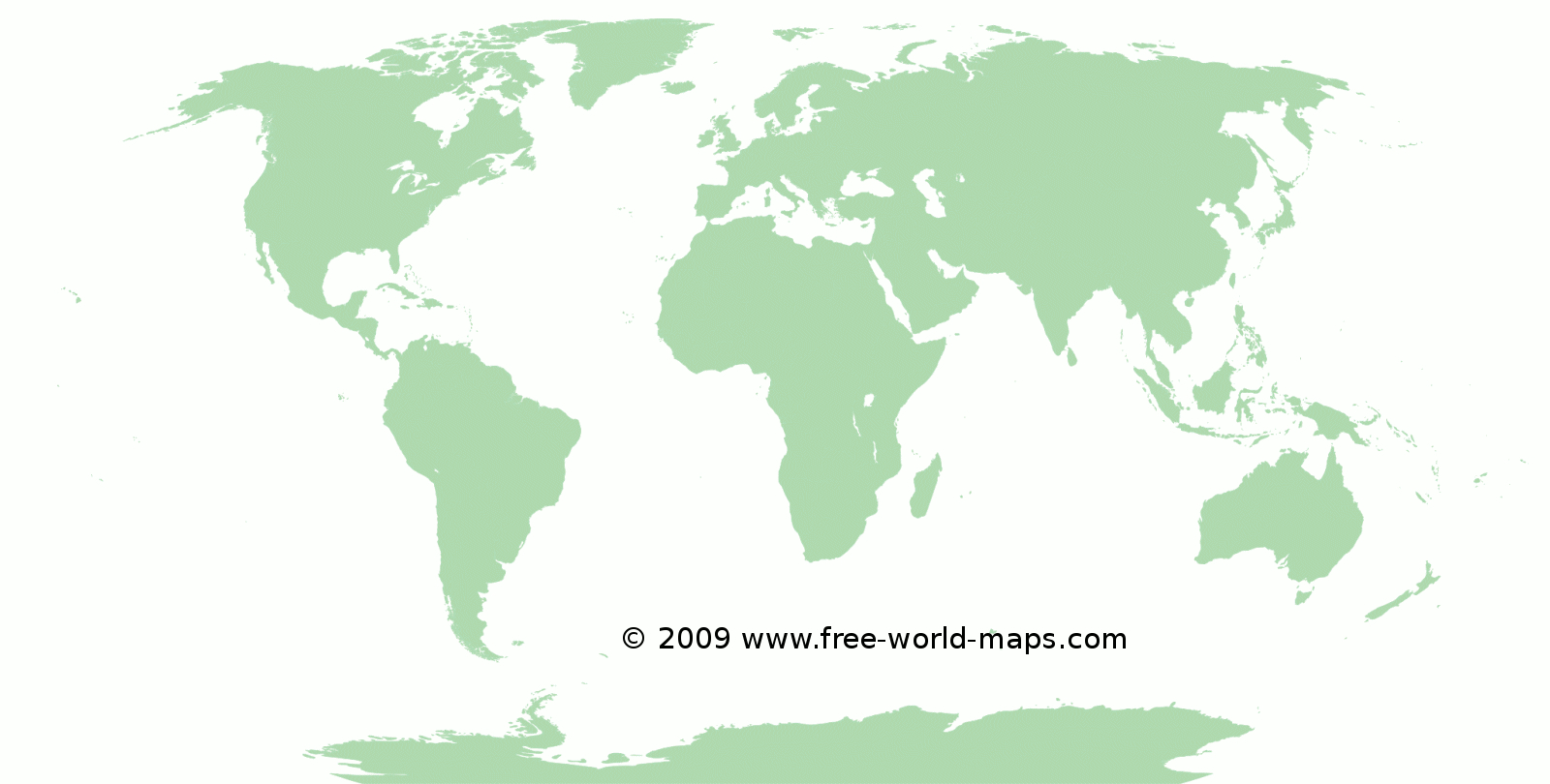 Printable Blank World Maps | Free World Maps - 8X10 Printable World Map